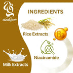 Aizal Glow Rice Milk Face Wash | Rice Extract & Niacinamide Face Wash - Aizal Glow
