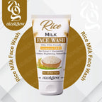 Aizal Glow Rice Milk Face Wash | Rice Extract & Niacinamide Face Wash - Aizal Glow